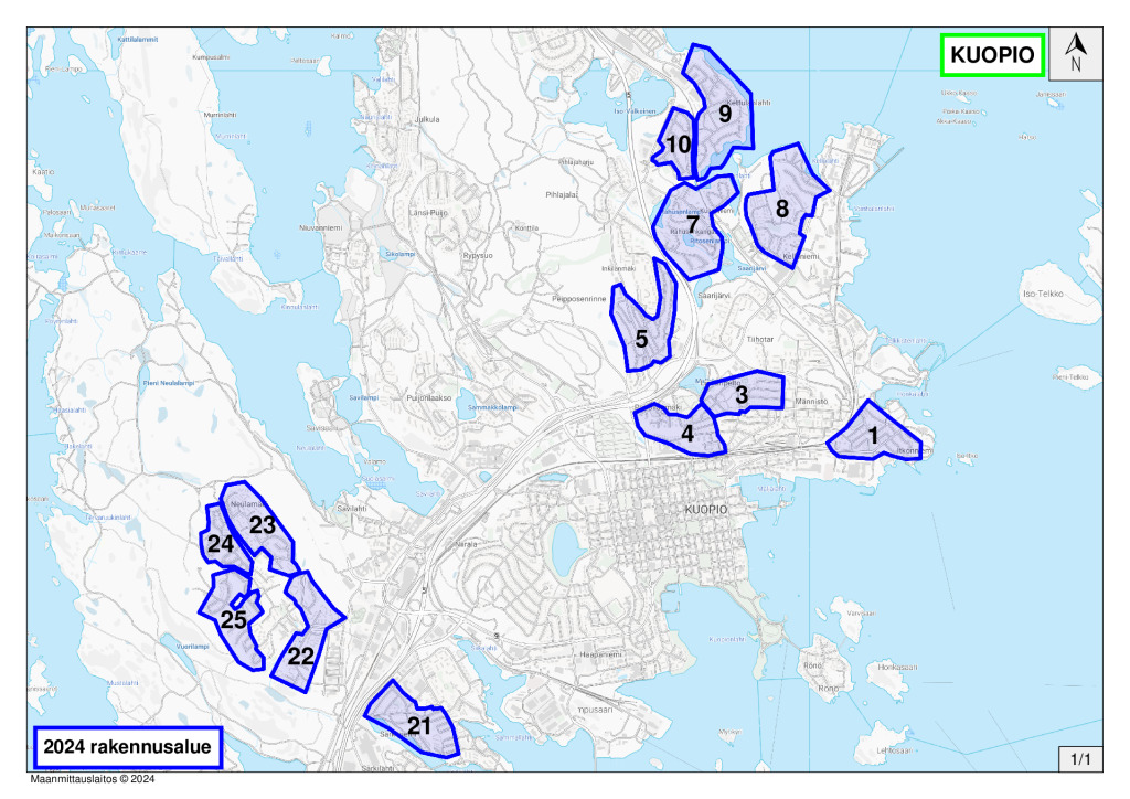 Kuopio Alueet 1, 3, 4, 5, 7, 8, 9, 10, 21, 22, 23, 24, 25 (pdf)