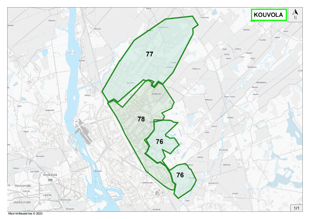 Kouvola Alueet 76, 77, 78 (pdf)
