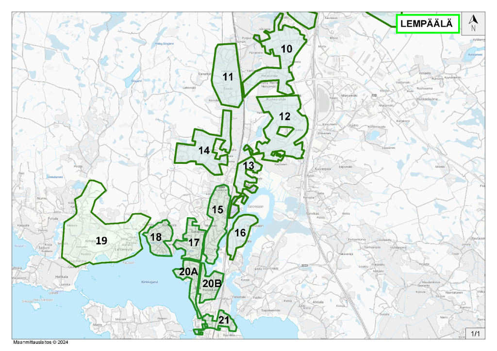 Lempäälä Alueet 10, 11, 12, 13, 14, 15, 16, 17, 18, 19, 20A, 20B, 21 (pdf)