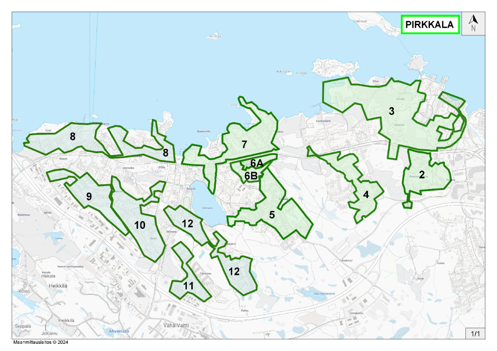 Pirkkala Alueet 2, 3, 4, 5, 6A, 6B, 7, 8, 9, 10, 11, 12 (pdf)