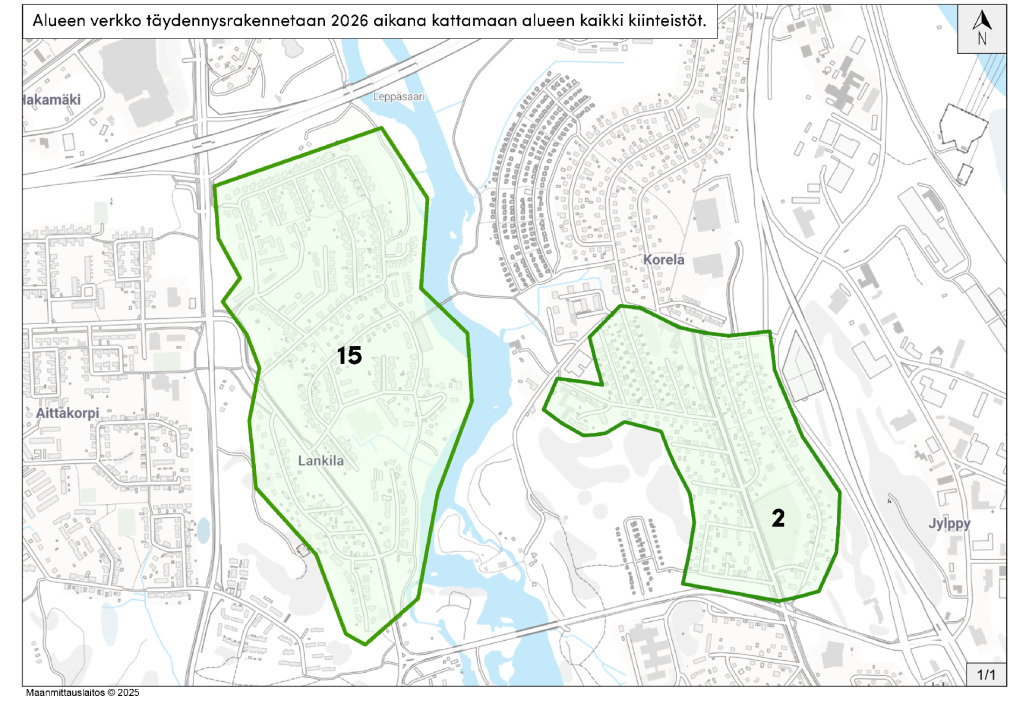 Verkon laajentamisprojekti - Kotka Alueet 2, 15 (pdf)