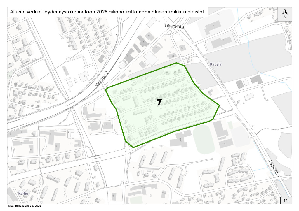 Verkon laajentamisprojekti - Kotka Alue 7 (pdf)