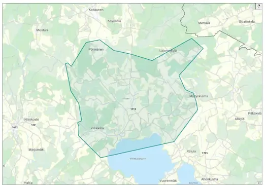 Projektikartta Orimattila 17D