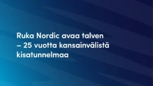 Ruka Nordic ja Valoo aloittavat yhteistyön