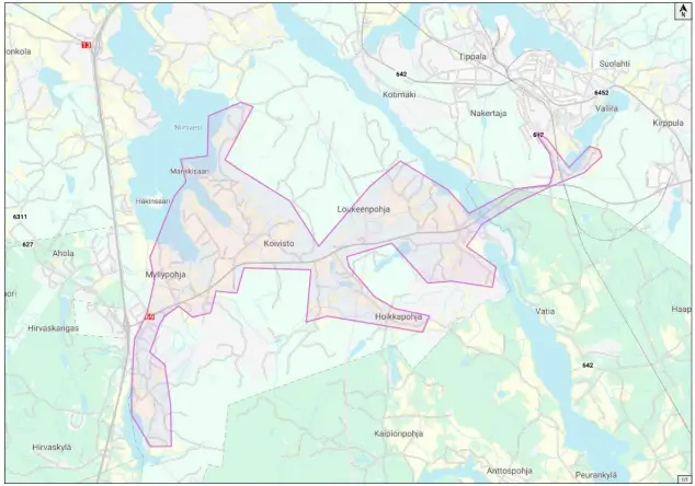 Hankekartta Äänekoski 23